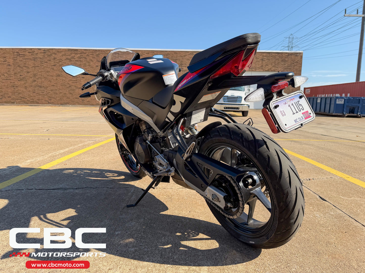 2025 Aprilia RS 457 - Racing Stripes - Demo - AP2100