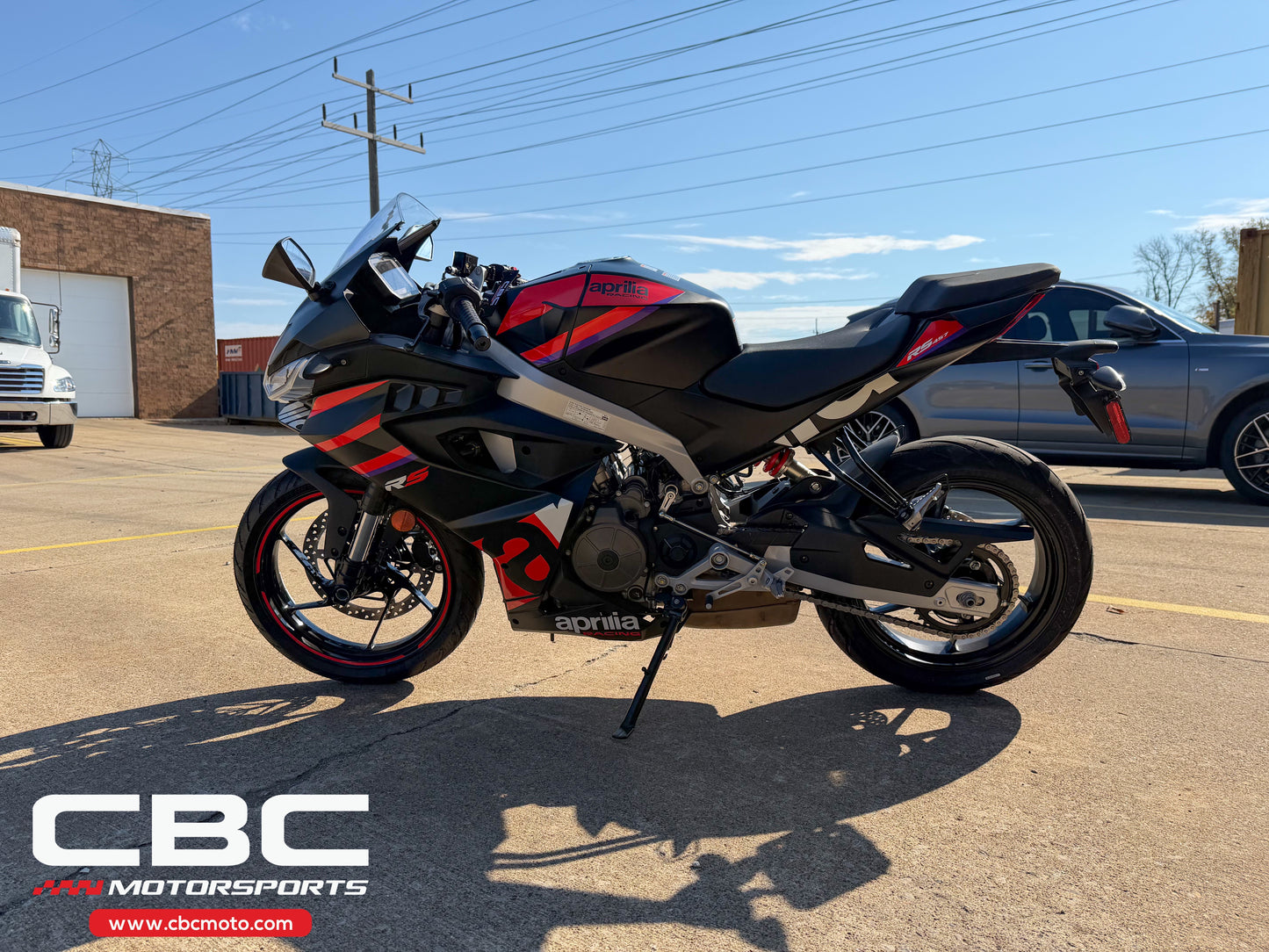 2025 Aprilia RS 457 - Racing Stripes - Demo - AP2100