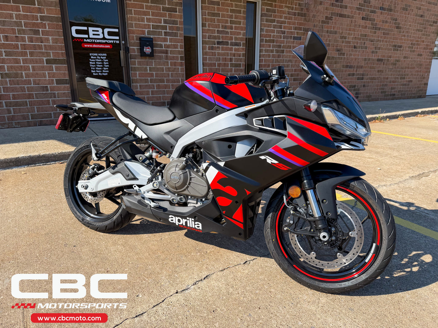 2025 Aprilia RS 457 - Racing Stripes - Demo - AP2100