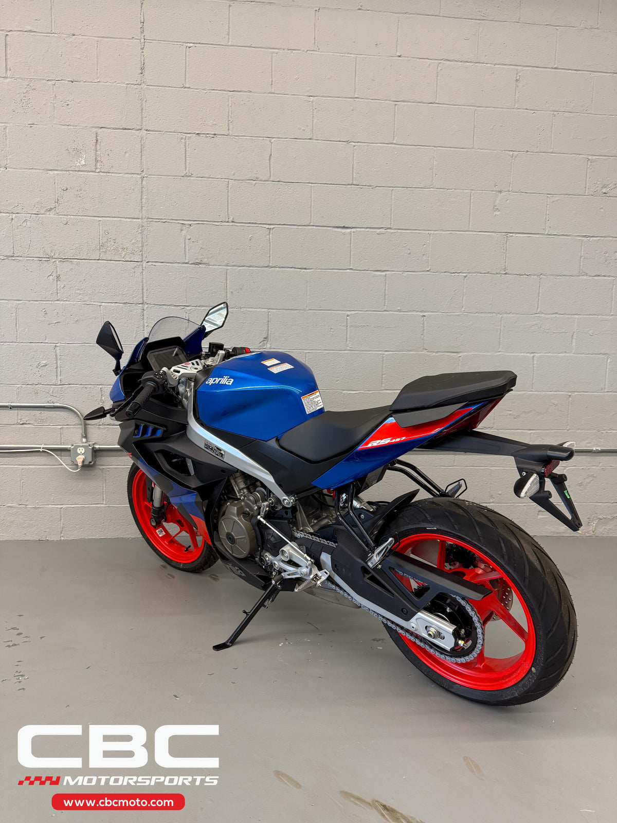 2026 Aprilia RS 457 - Coral Snake Blue - AP2145