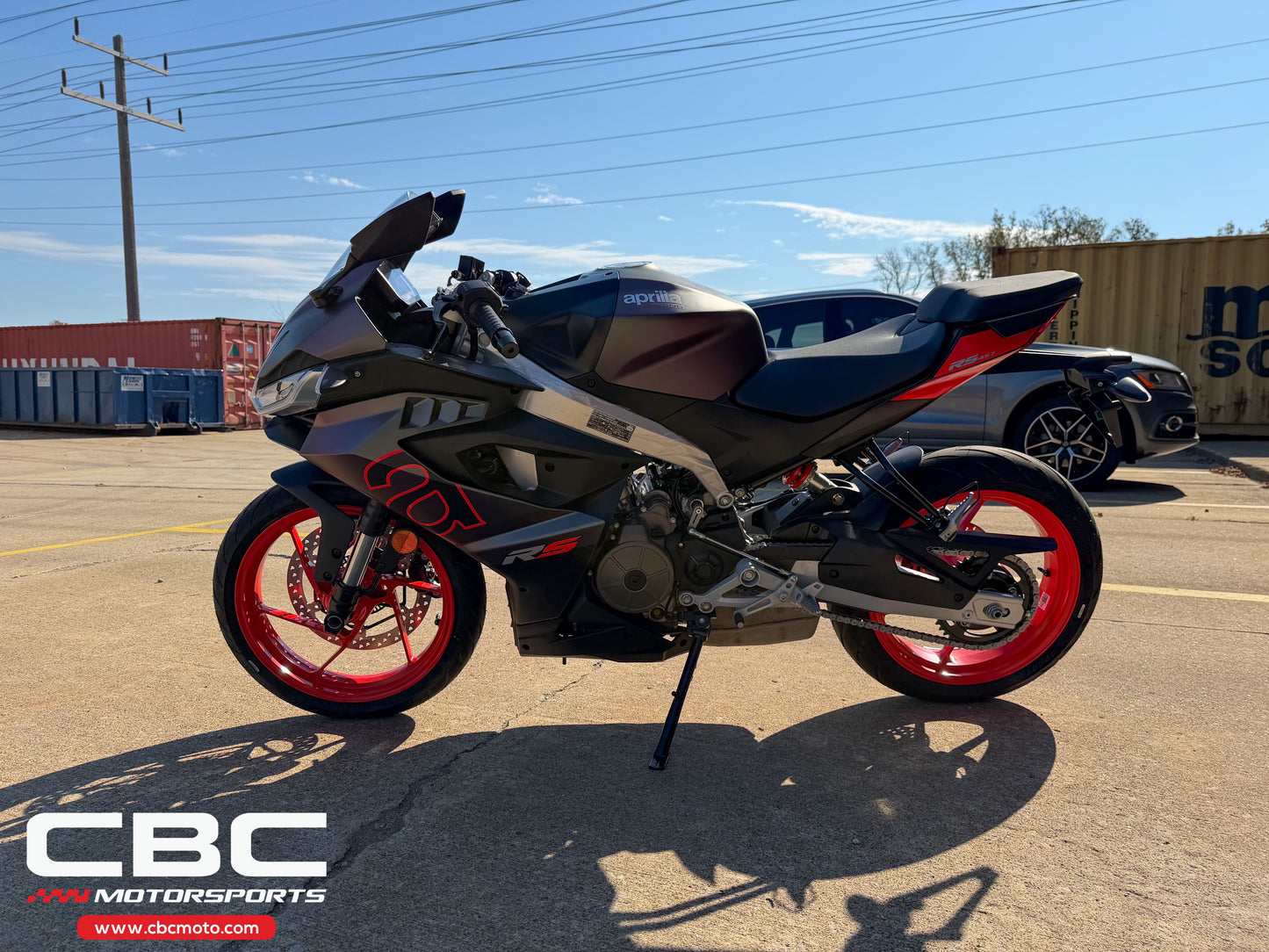 2025 Aprilia RS 457 - Prismatic Dark - AP2118
