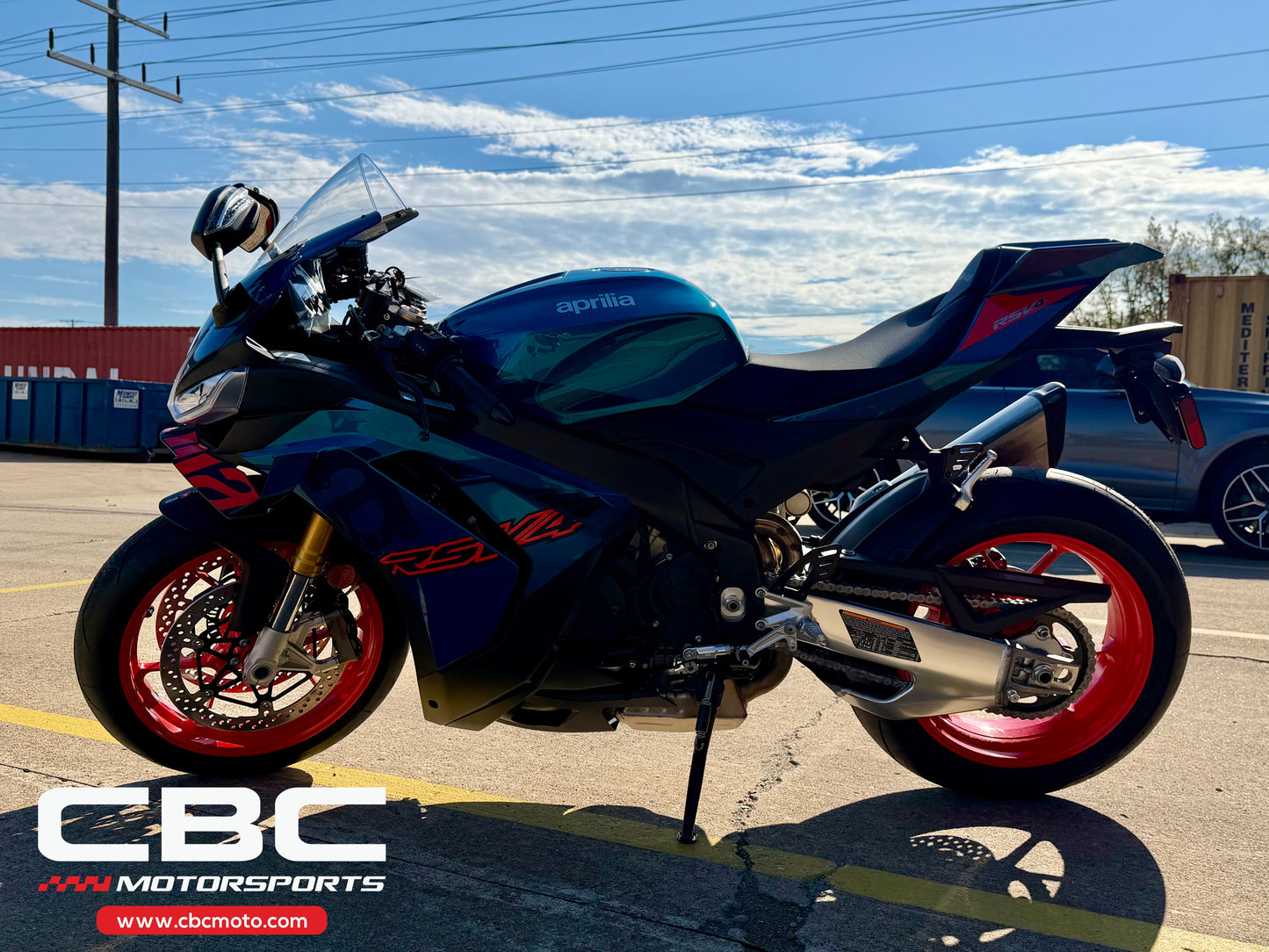 2026 Aprilia RSV4 - Stingray Blue - AP2119