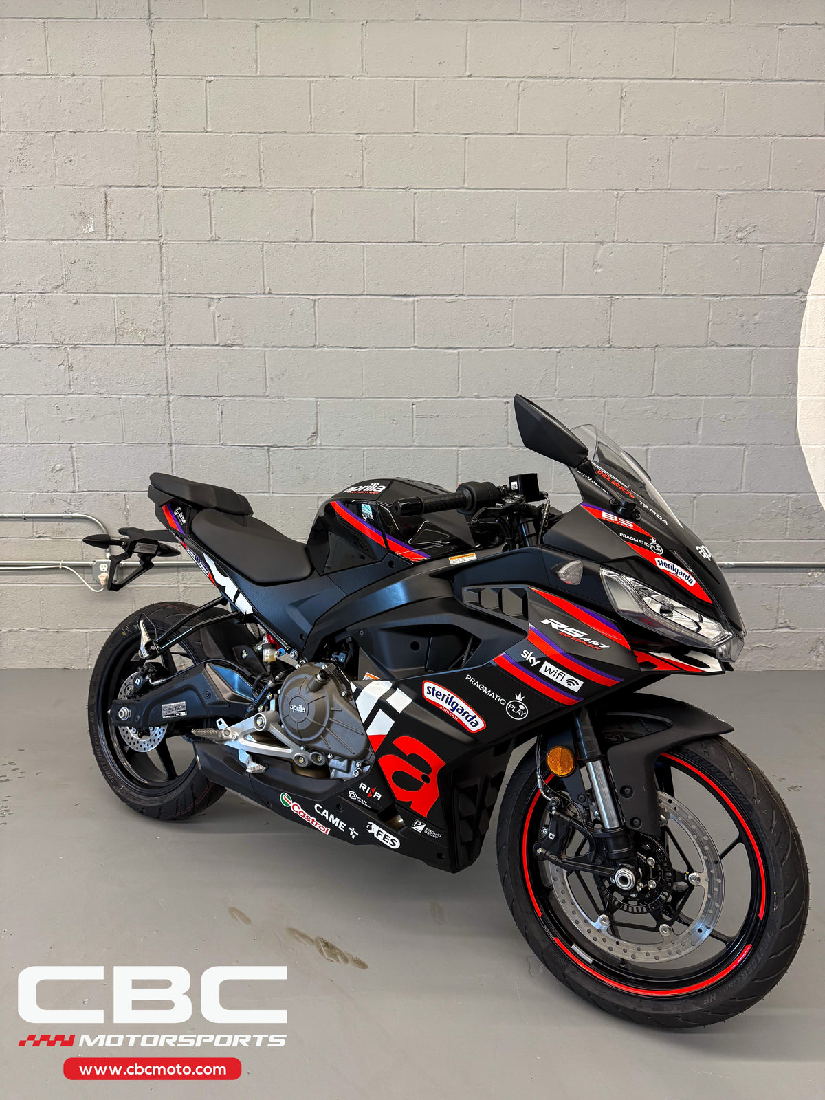2026 Aprilia RS 457 - GP Replica Black - AP2149