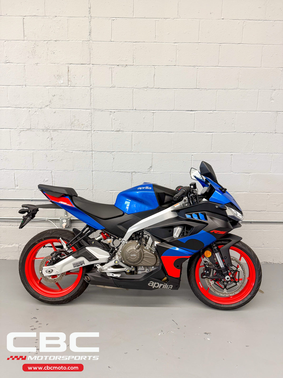 2026 Aprilia RS 457 - Coral Snake Blue - AP2145