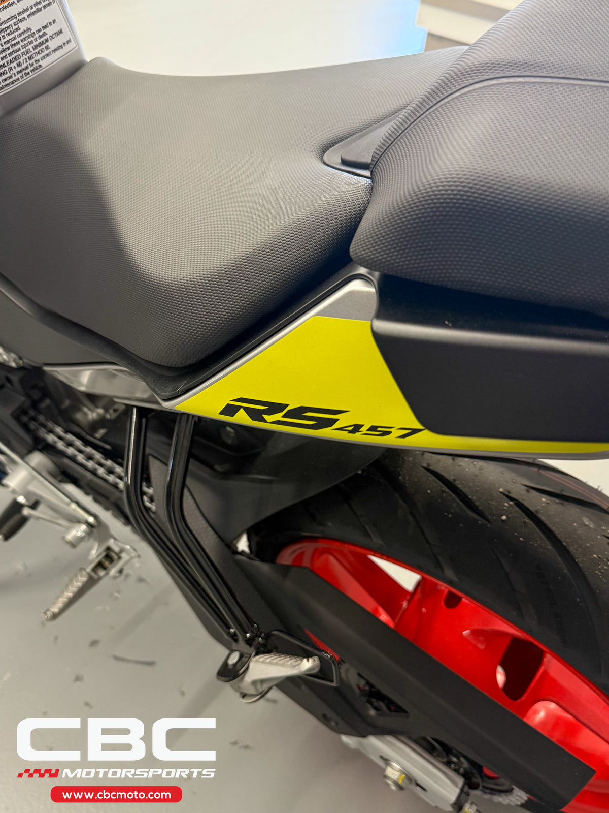 2026 Aprilia RS 457 - Arsenic Yellow - AP2150