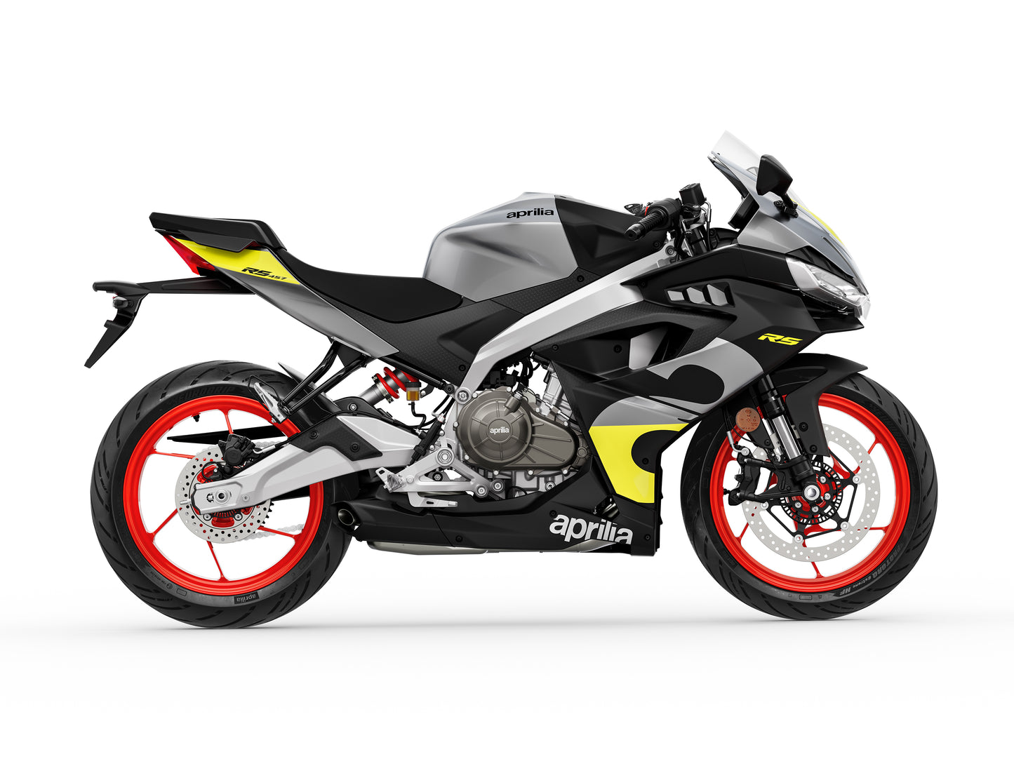 2026 Aprilia RS 457 - Arsenic Yellow
