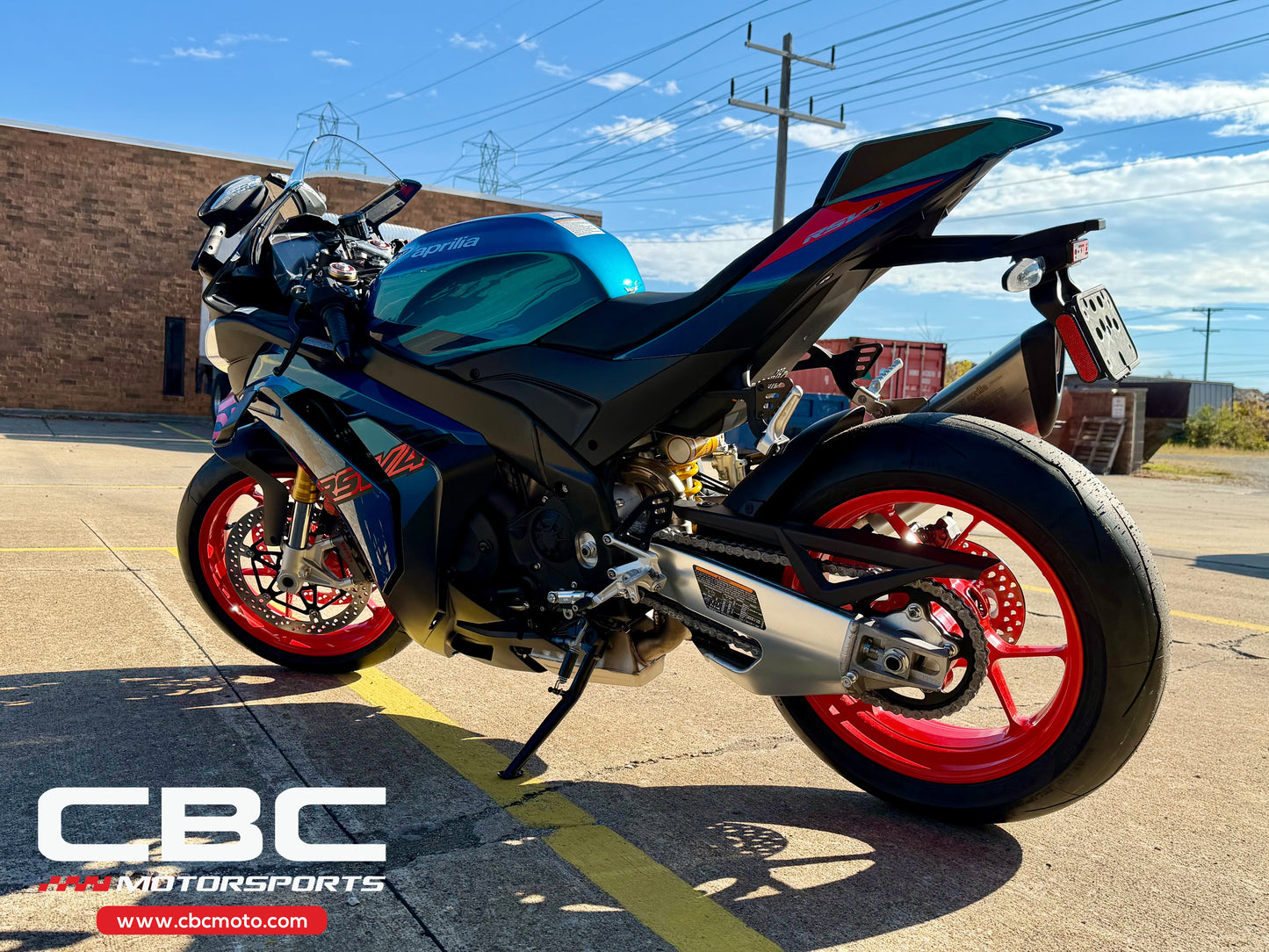 2026 Aprilia RSV4 - Stingray Blue - AP2119