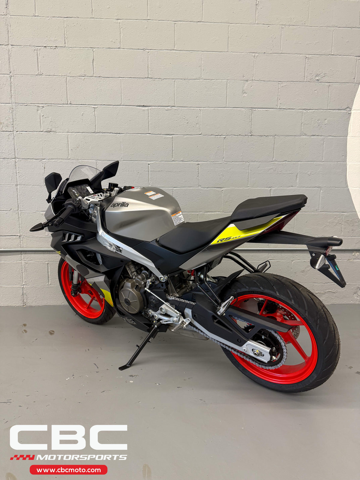 2026 Aprilia RS 457 - Arsenic Yellow - AP2150