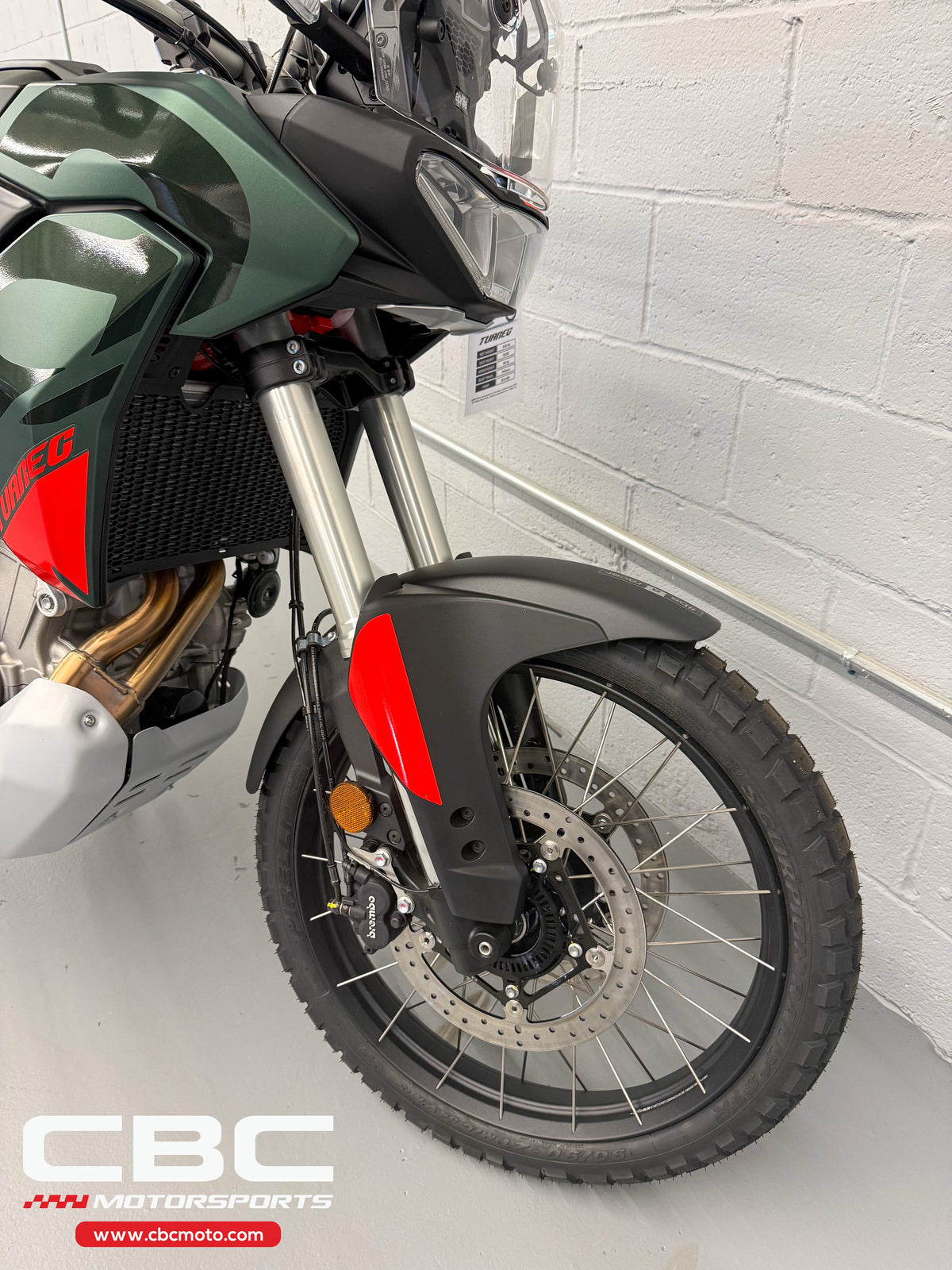 2026 Aprilia Tuareg 660 - Tornado Green - AP2114