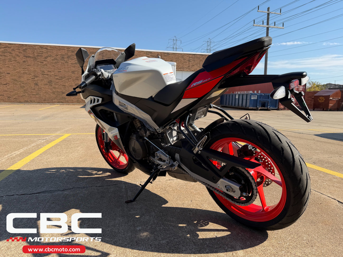 2025 Aprilia RS 457 - Opalescent Light - AP2117