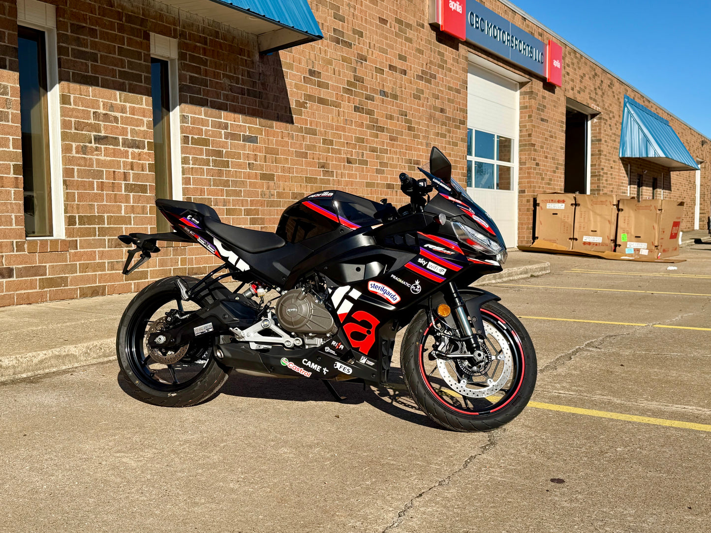 2026 Aprilia RS 457 - GP Replica Black - AP2134