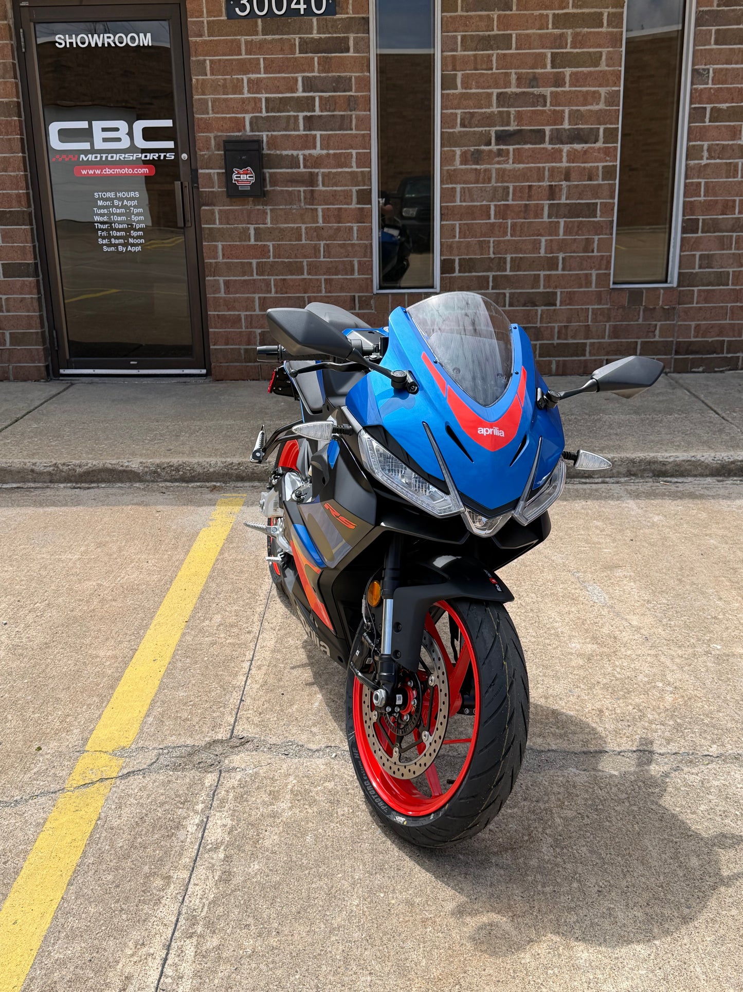 2026 Aprilia RS 457 - Coral Snake Blue - AP2136