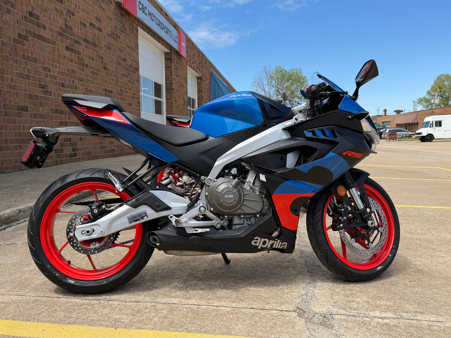 2026 Aprilia RS 457 - Coral Snake Blue - AP2136