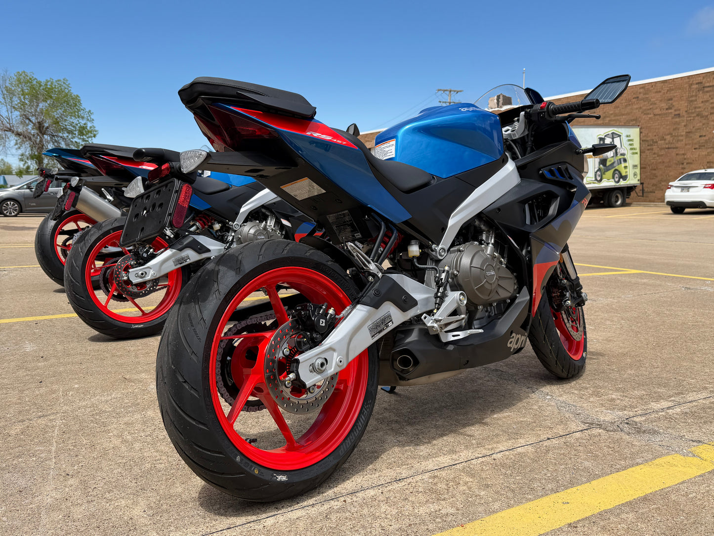 2026 Aprilia RS 457 - Coral Snake Blue - AP2136