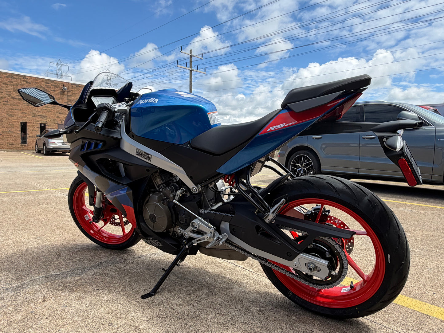 2026 Aprilia RS 457 - Coral Snake Blue - AP2136