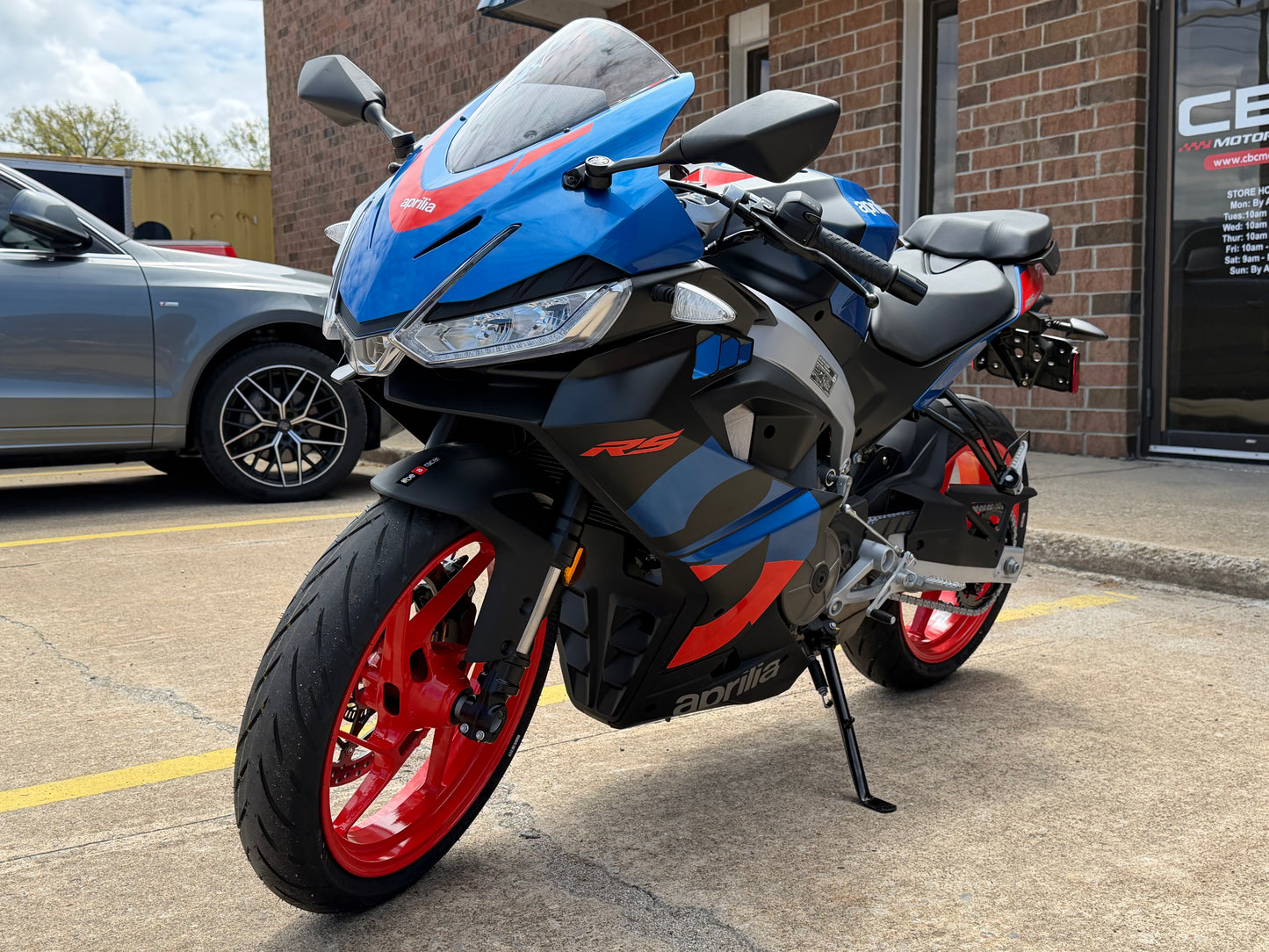 2026 Aprilia RS 457 - Coral Snake Blue - AP2136