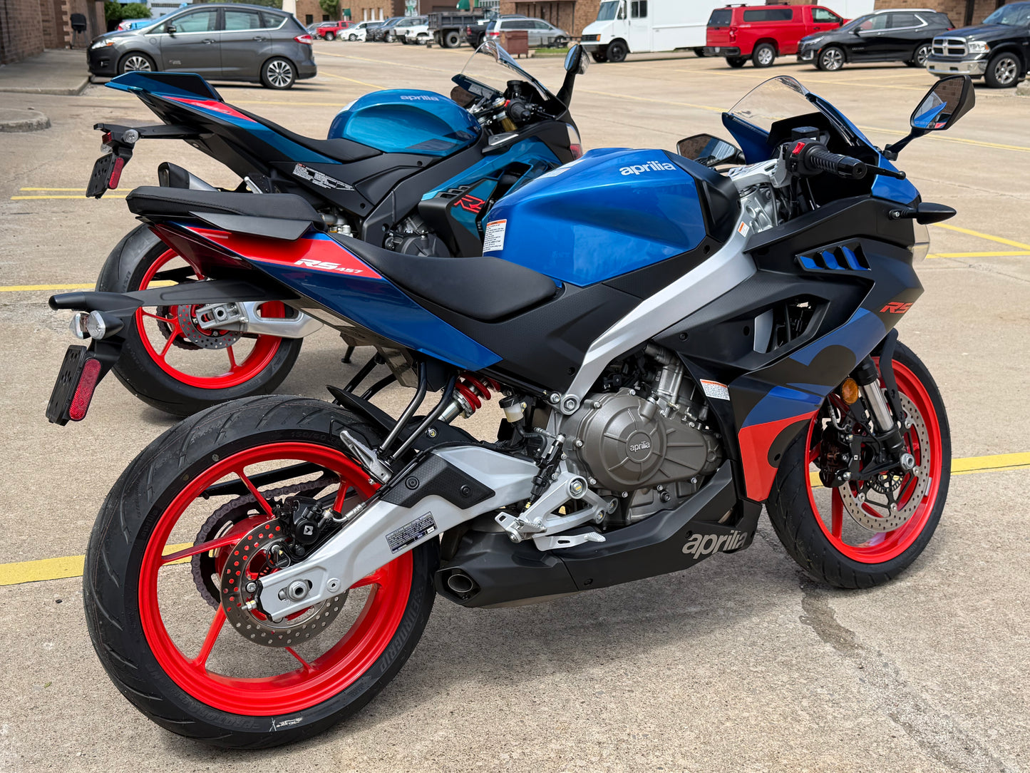 2026 Aprilia RS 457 - Coral Snake Blue - AP2136
