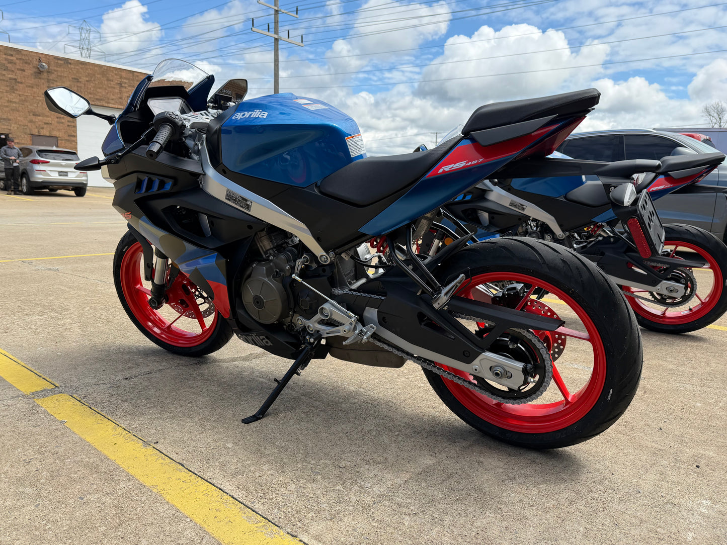 2026 Aprilia RS 457 - Coral Snake Blue - AP2136
